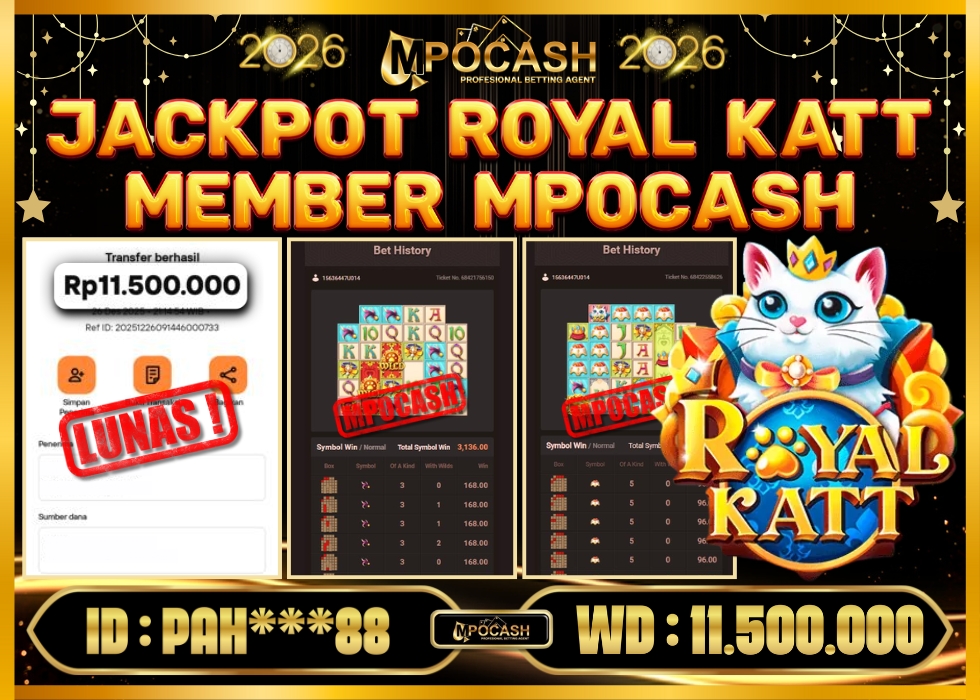 MPOCASH JACKPOT ROYAL KATT